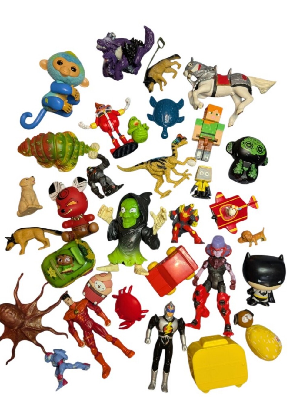 Large Lot Of 30+ Assorted Toys & Figures - Vintage & Modern